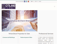 Tablet Screenshot of citilandsurveyors.com